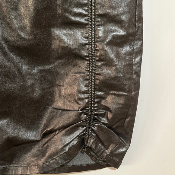 Zara Metallic Gray Sheen Skirt Size M - Picture 2 of 5